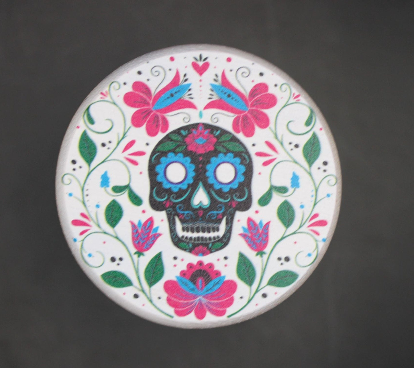 4oz. WINTER SUGAR SKULL SMALL JAR