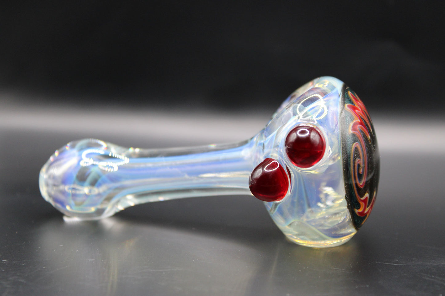 CLAYBALL' S SUPER THICK SILVER FUMED REVERSAL SPOON