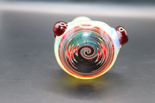 CLAYBALL'S SUPER THICK SILVER FUME REVERSAL PIPE