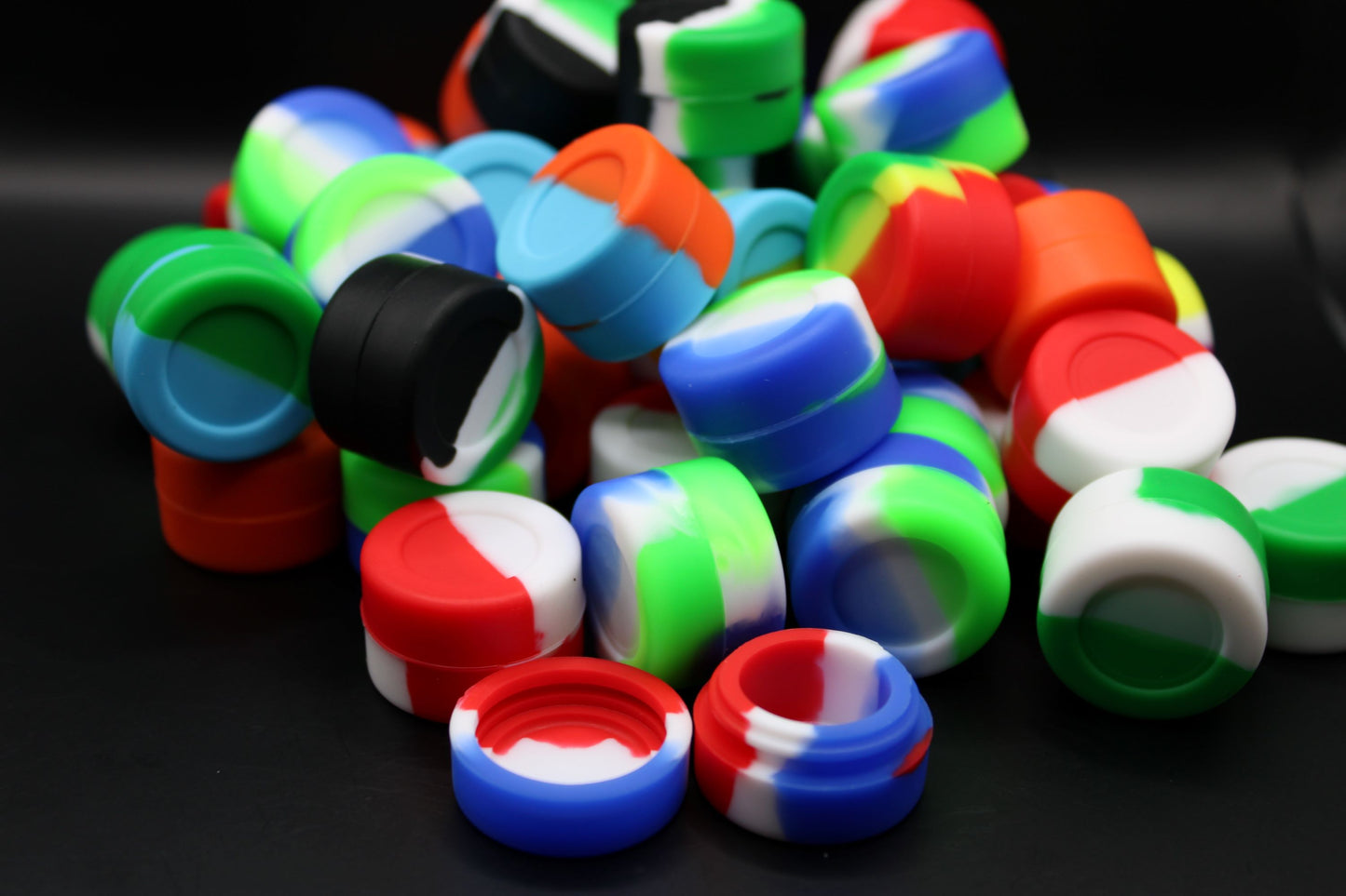 5 PACK 3ML SILICONE CONTAINERS