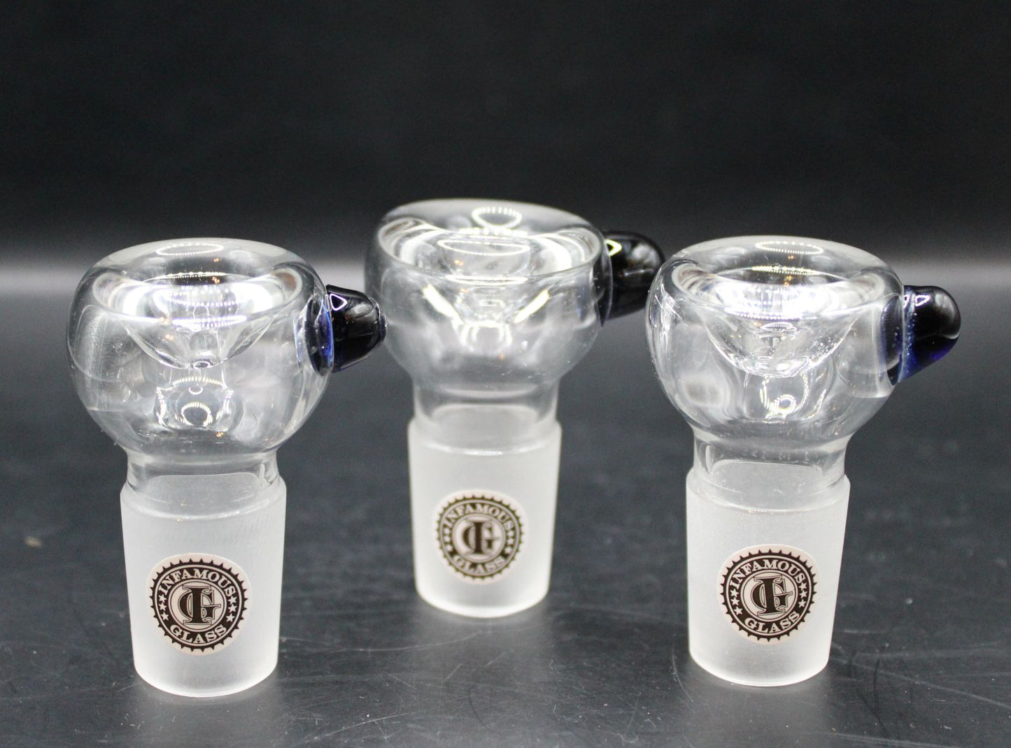 18MM CLEAR ROUND BLACK SNAPPER BOWL