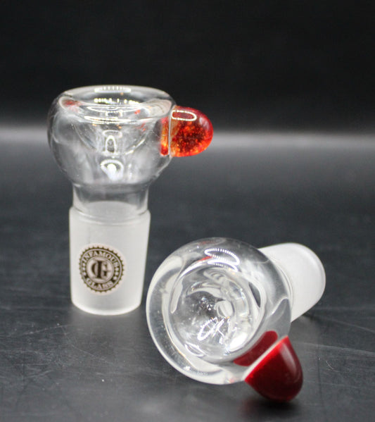 18MM CLEAR ROUND RUBY SNAPPER BOWL