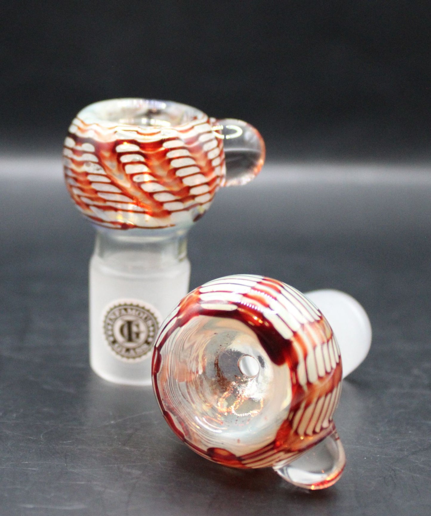 18MM RUBY RED WRAP N RAKE SNAPPER BOWL
