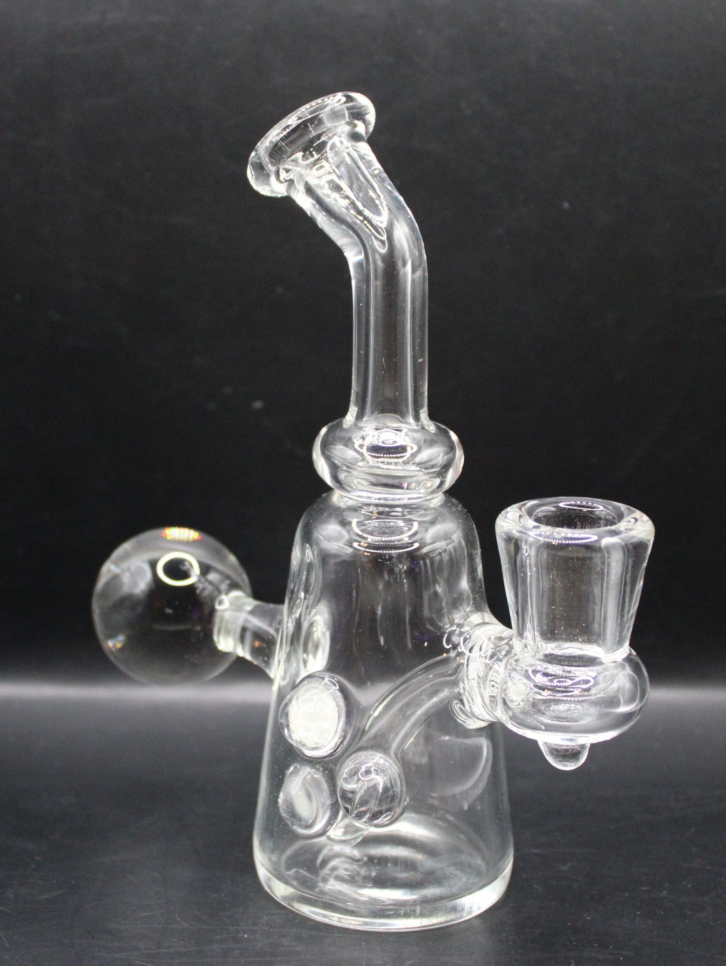 14MM CLAYBALL MINI RIG WITH BUBBLE CAP