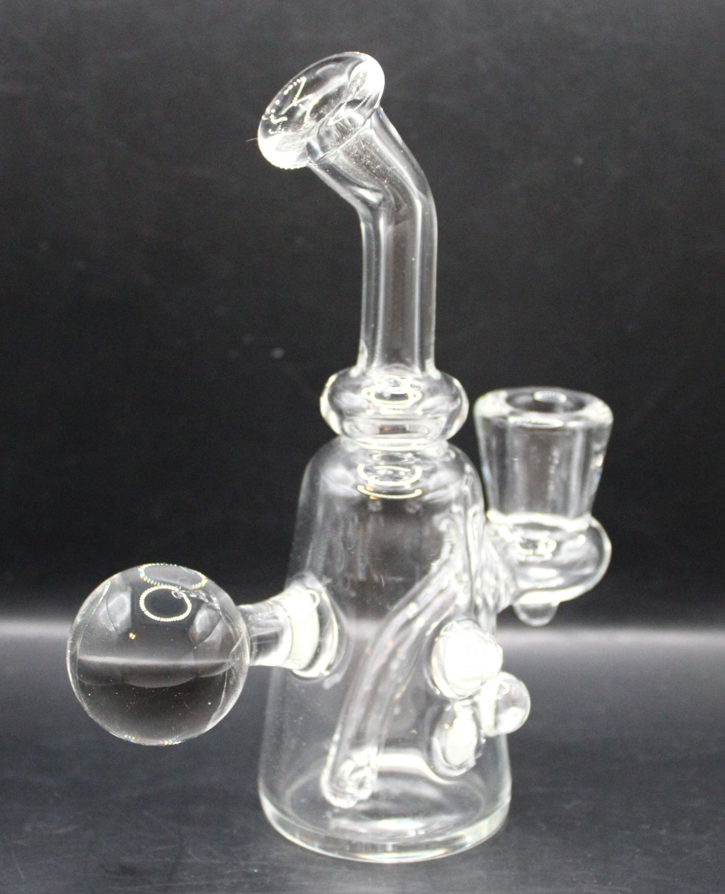 14MM CLAYBALL MINI RIG WITH BUBBLE CAP