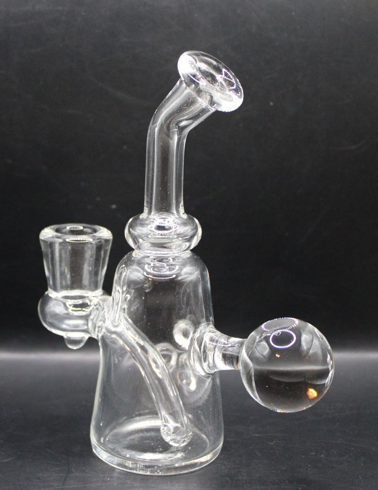 14MM CLAYBALL MINI RIG WITH BUBBLE CAP