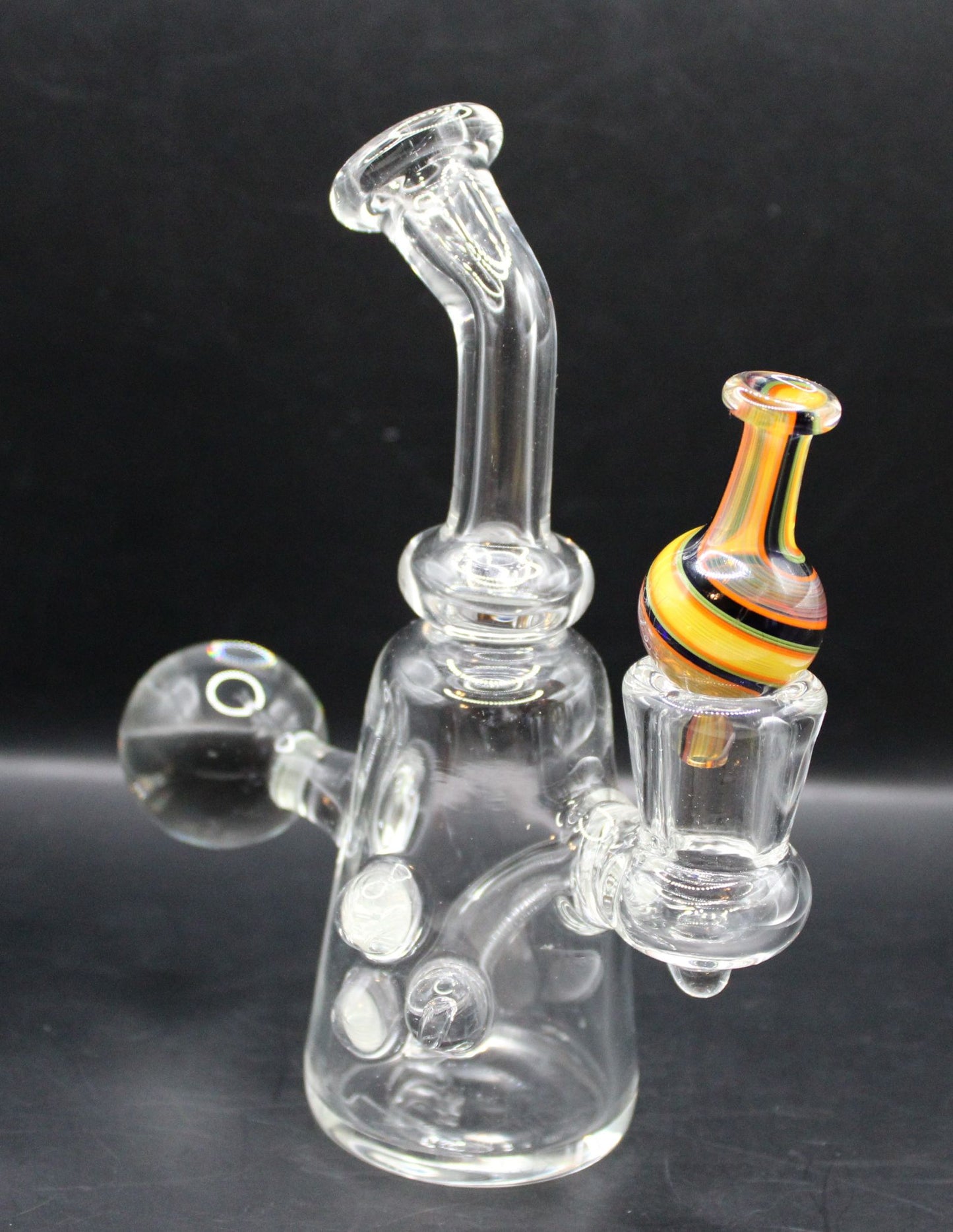 14MM CLAYBALL MINI RIG WITH BUBBLE CAP
