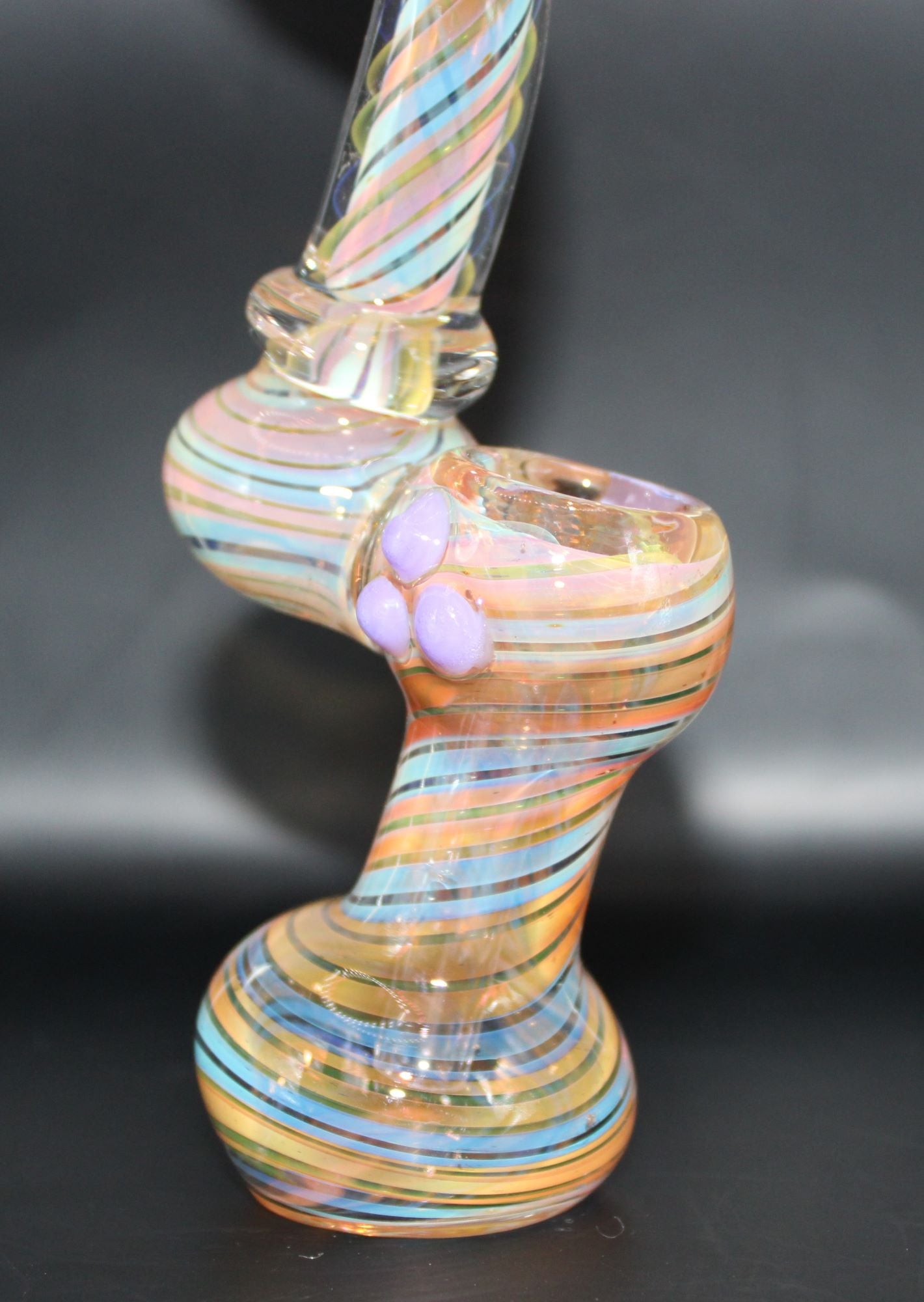 WYSTERIA GOLD AND SILVER FUME SPIRAL SHERLOCK BUB