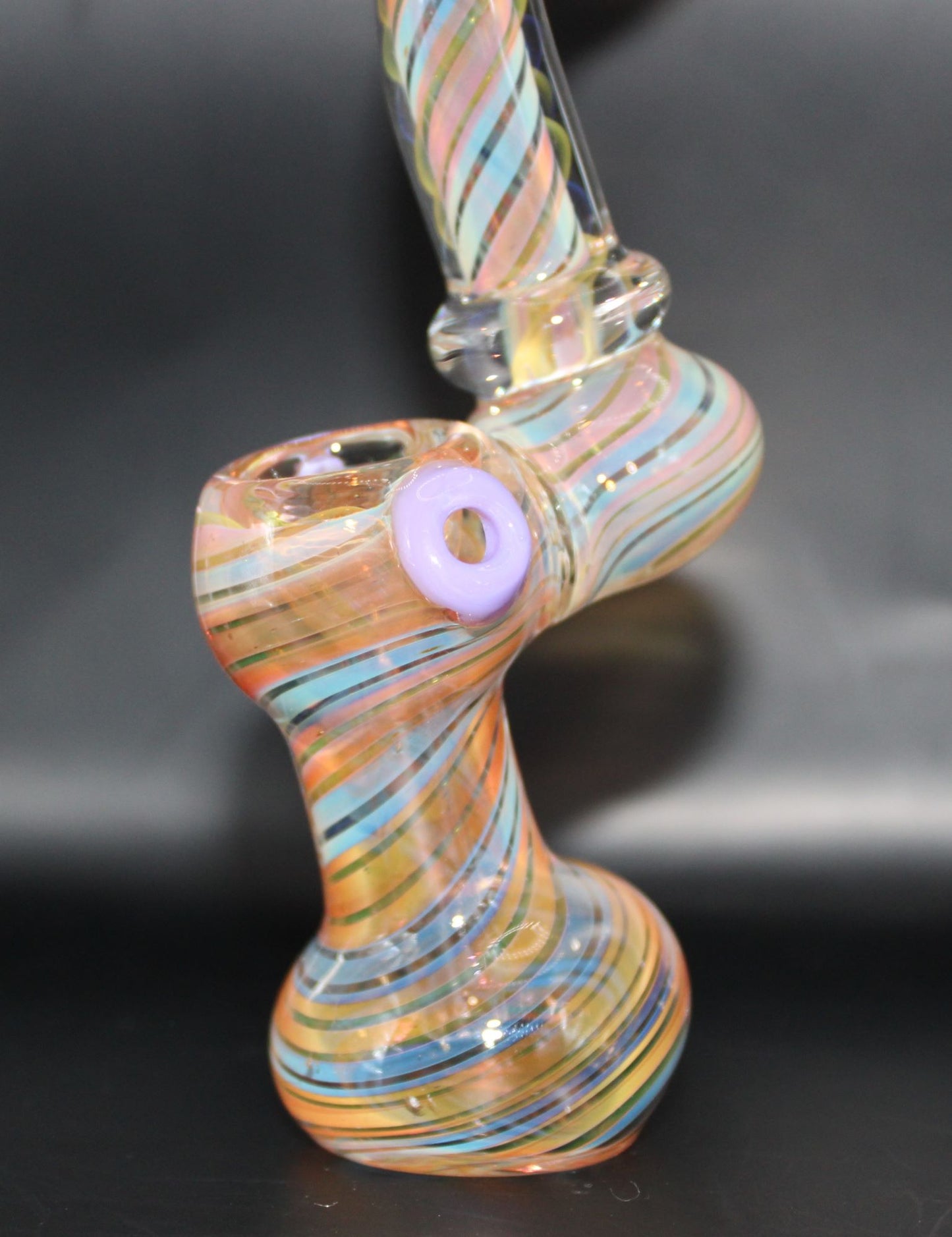 WYSTERIA GOLD AND SILVER FUME SPIRAL SHERLOCK BUB