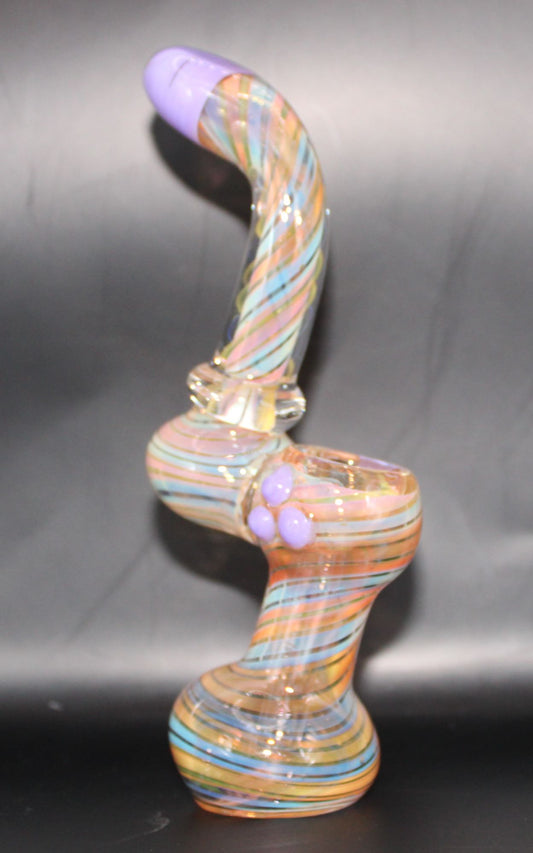 WYSTERIA GOLD AND SILVER FUME SPIRAL SHERLOCK BUB