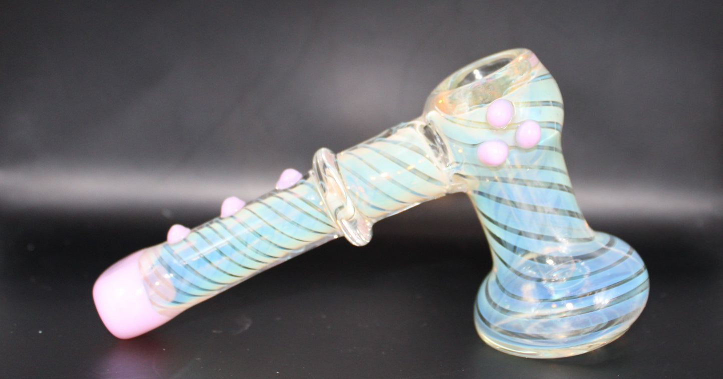 BUBBLE GUM SILVER FUME SPYRAL HAMMER BUB