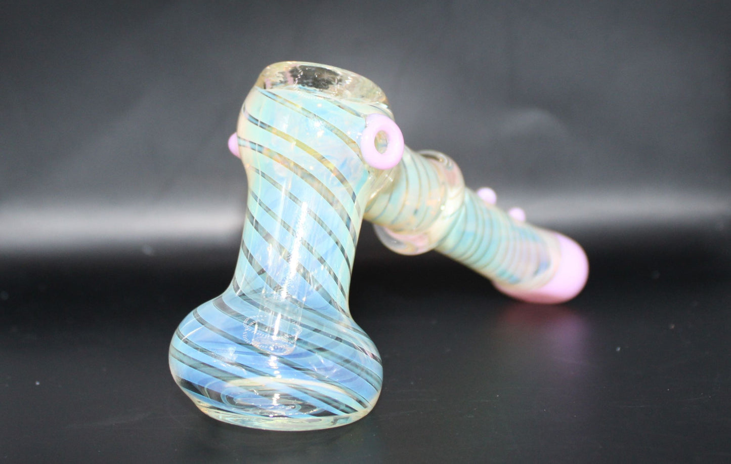 BUBBLE GUM SILVER FUME SPYRAL HAMMER BUB