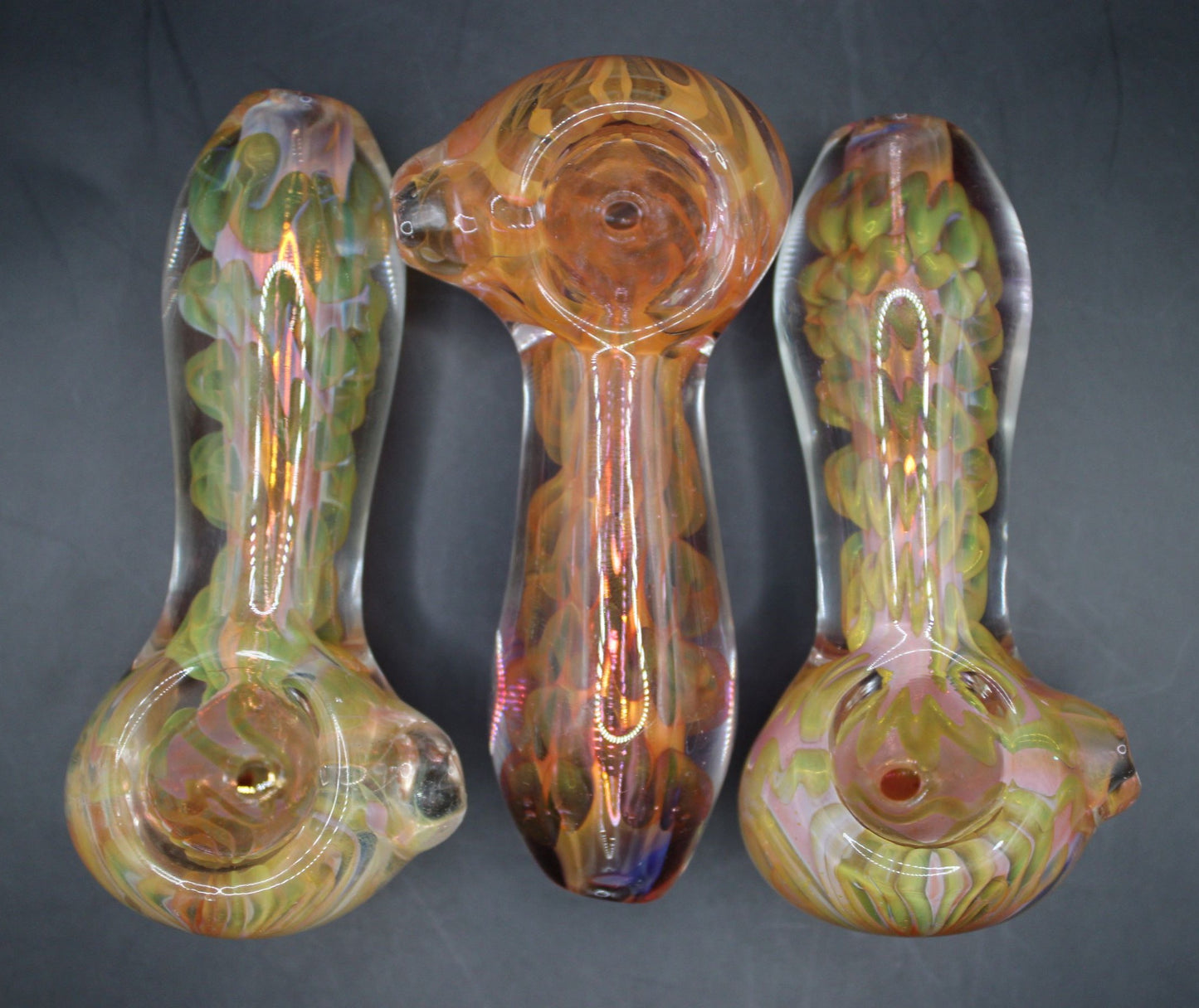 GOLD AND SILVER FUMED BONE