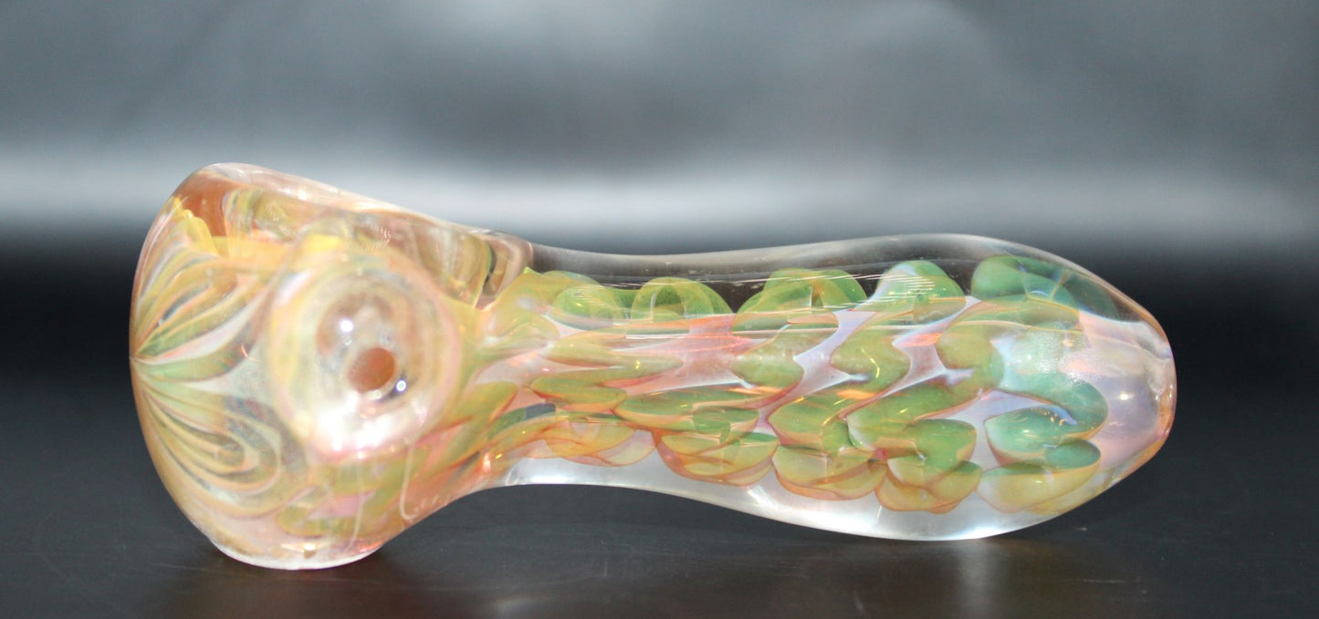 GOLD AND SILVER FUMED BONE