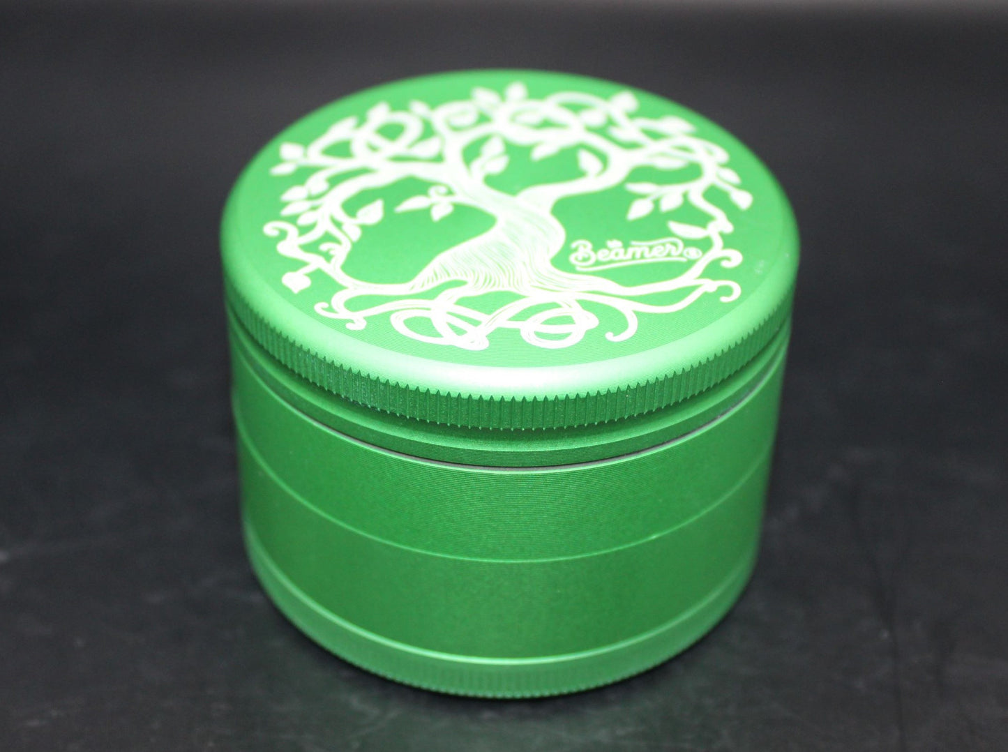 TREE OF LIFE BEAMER 4-PIECE 63MM ALUMINUM GRINDER W/GUITAR PICK