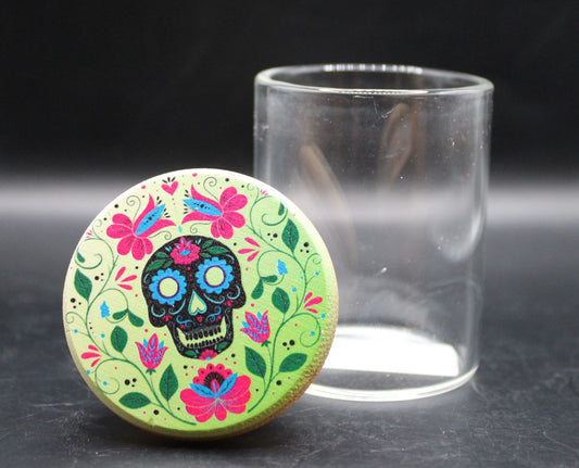 4oz. SPRING SUGAR SKULL SMALL JAR