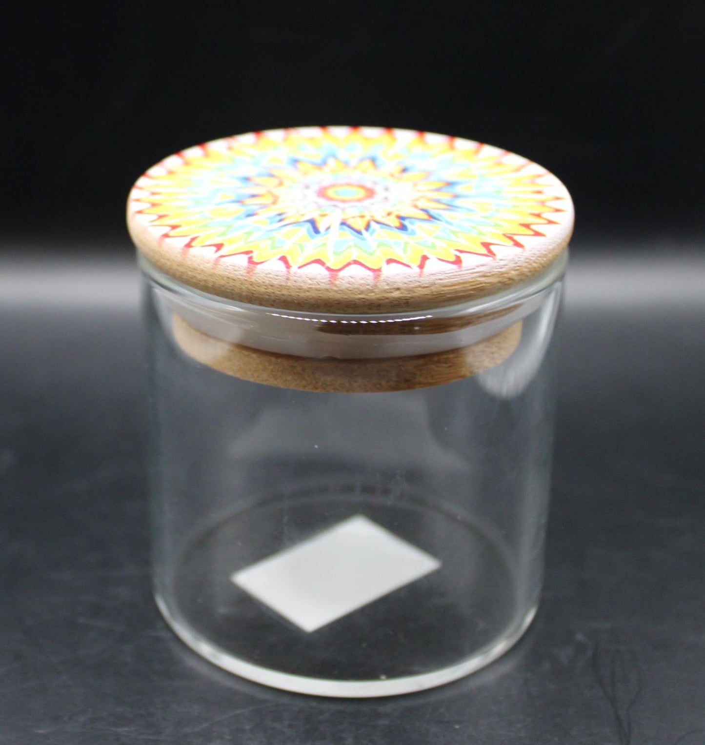 7oz. KALEIDOSCOPE BURST MEDIUM SIZE JAR