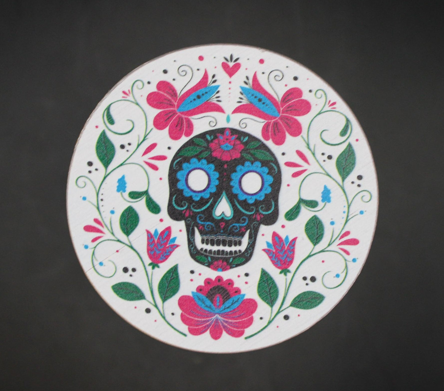 7oz. WINTER SUGAR SKULL MEDIUM SIZE JAR