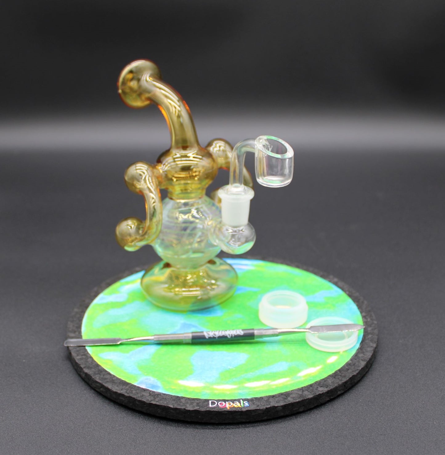 DOPALS OPALS LIMITED EDITION BLUE EMERALD OPAL DAB PAD