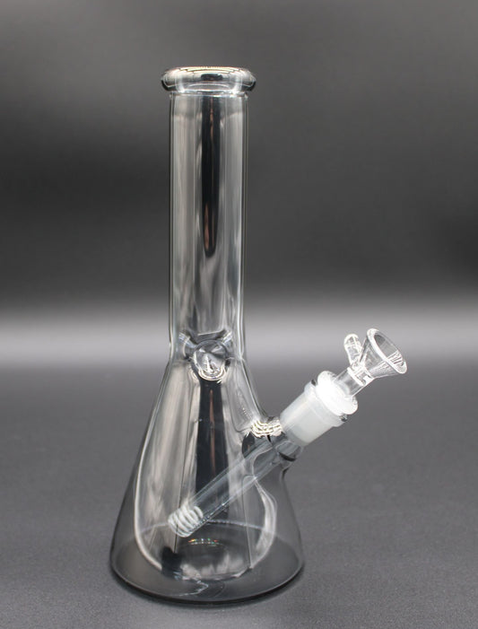 38mm 10 INCH TALL SMOKE GREY BEAKER