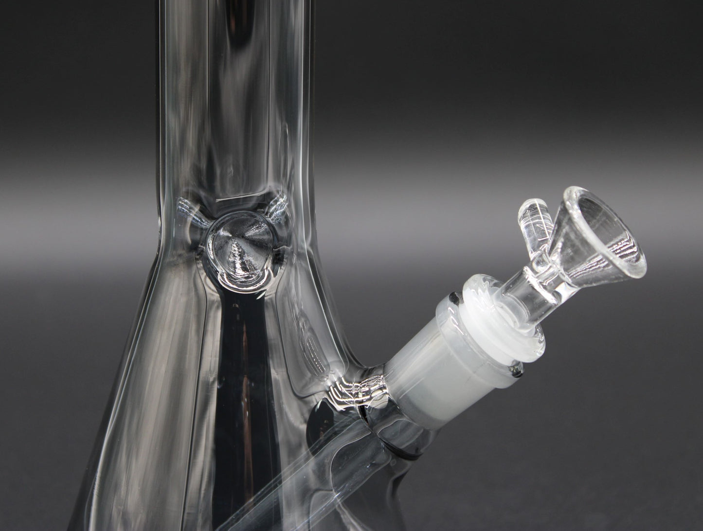 38mm 10 INCH TALL SMOKE GREY BEAKER