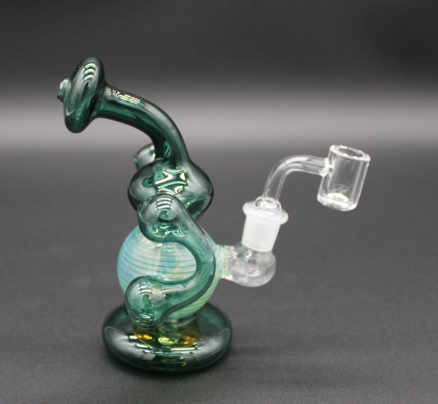 LITTLE EMERALD GREEN BUBBLE RIG