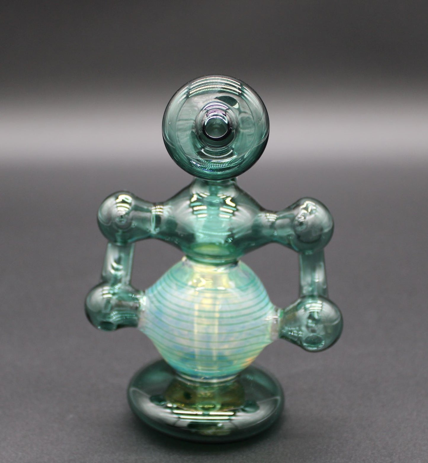 LITTLE EMERALD GREEN BUBBLE RIG