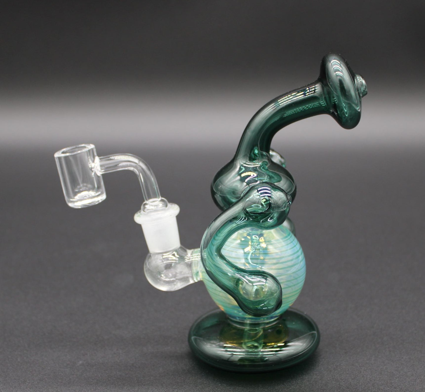 LITTLE EMERALD GREEN BUBBLE RIG