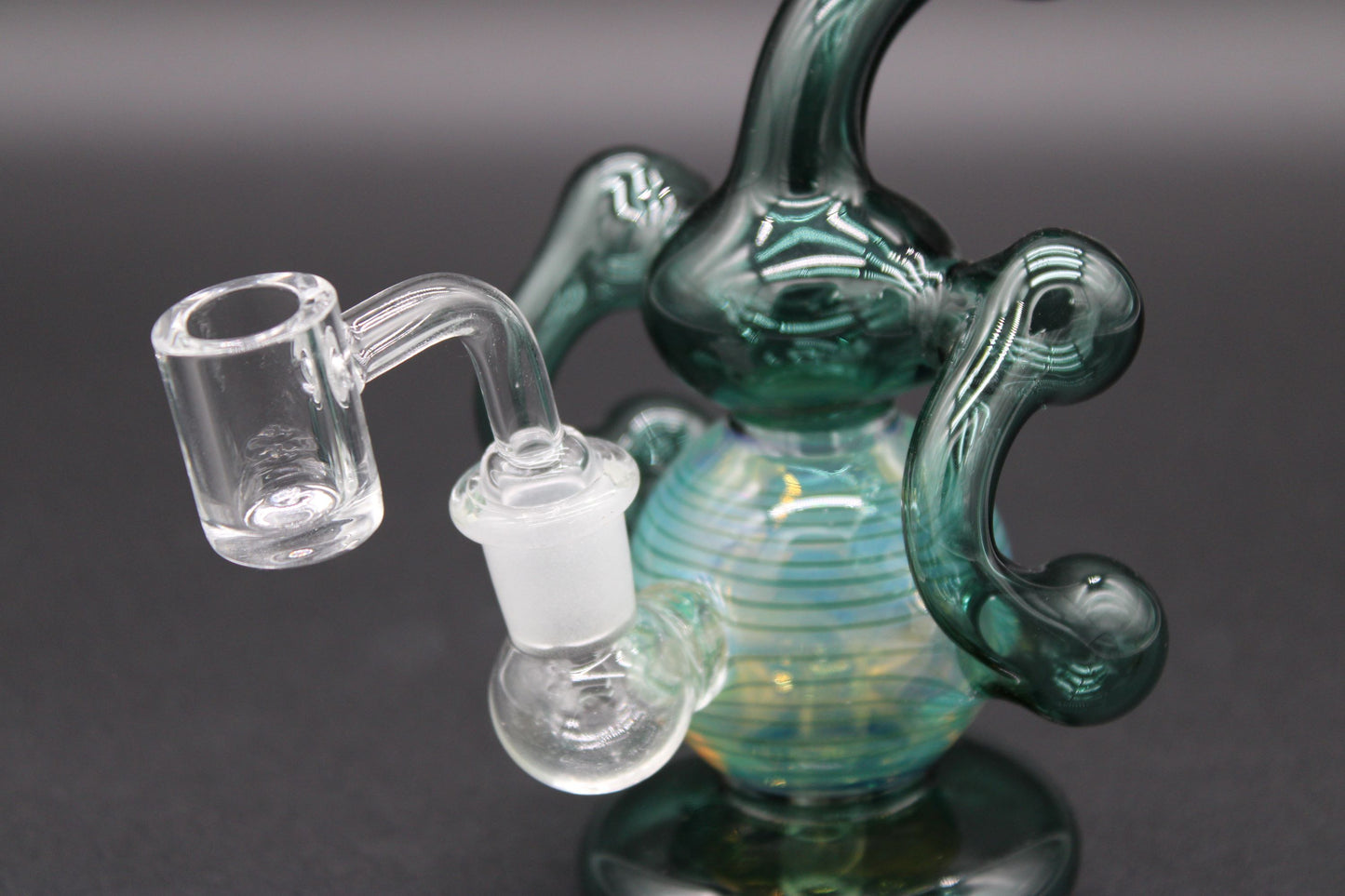 LITTLE EMERALD GREEN BUBBLE RIG