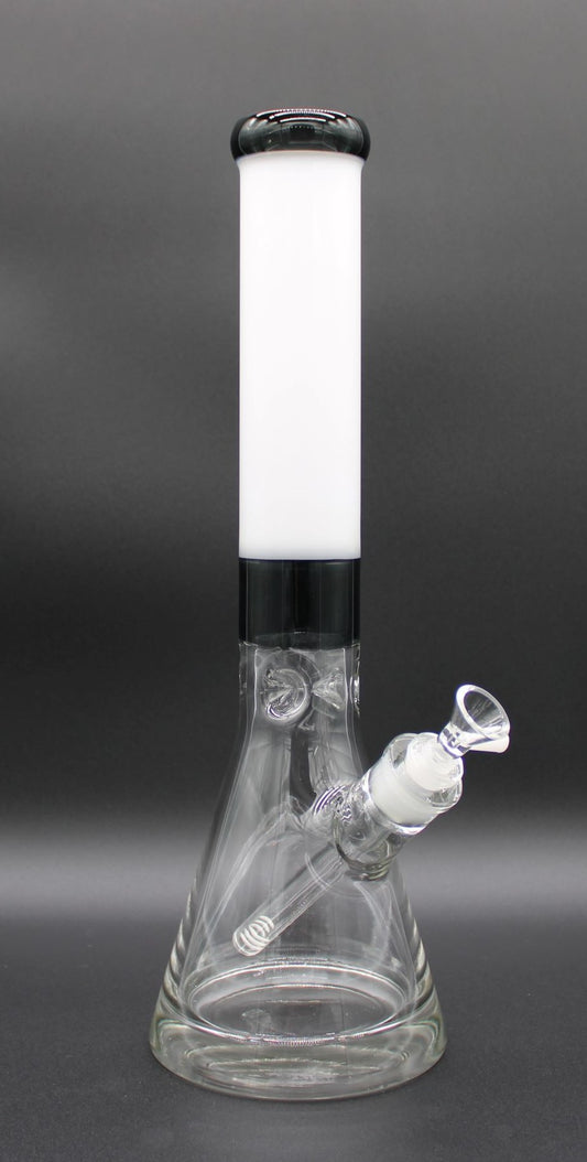 16 INCH BLACK AND WHITE ENCALLMO SUPER THICK BEAKER