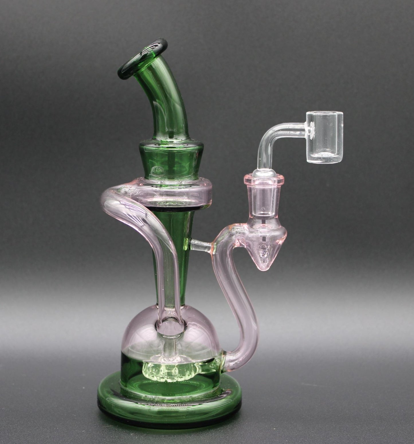 EMERALD AND PINK ROSARIO RECYCLER