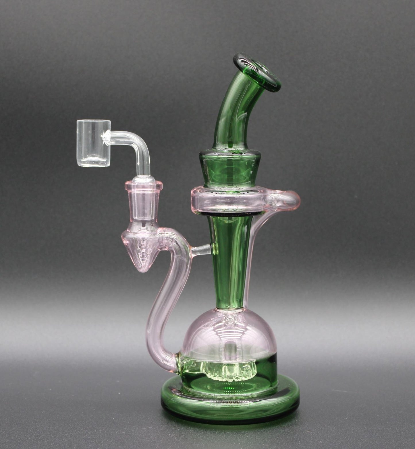 EMERALD AND PINK ROSARIO RECYCLER