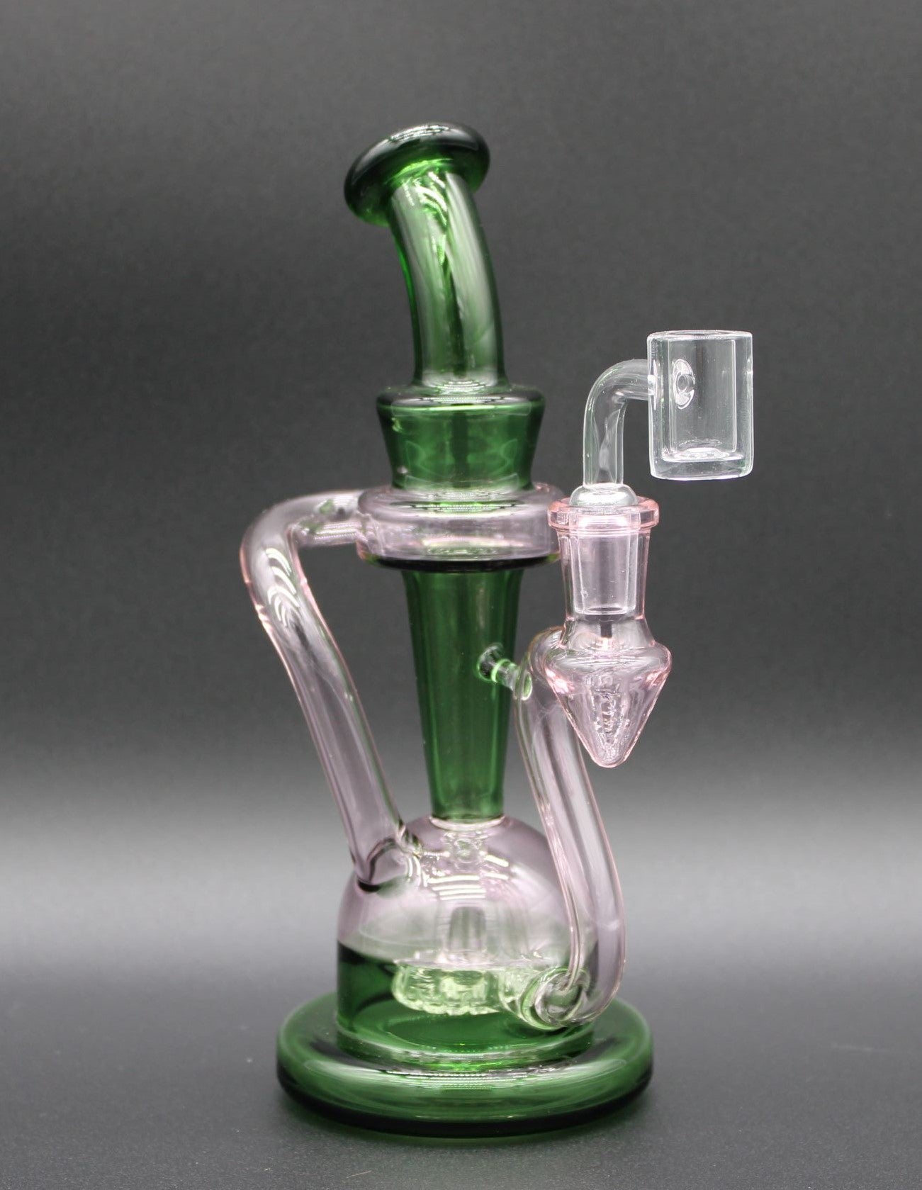 EMERALD AND PINK ROSARIO RECYCLER