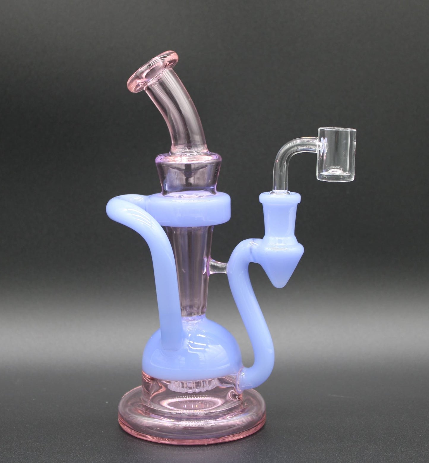 PERIWINKLE AND PINK ROSARIO RECYCLER