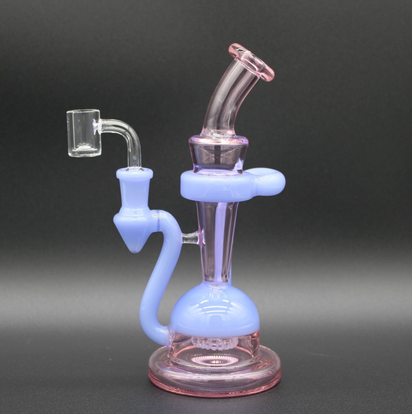 PERIWINKLE AND PINK ROSARIO RECYCLER