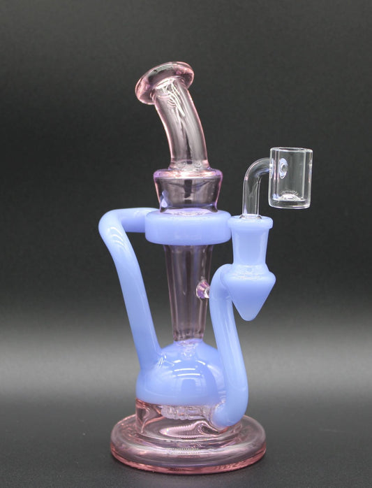 PERIWINKLE AND PINK ROSARIO RECYCLER