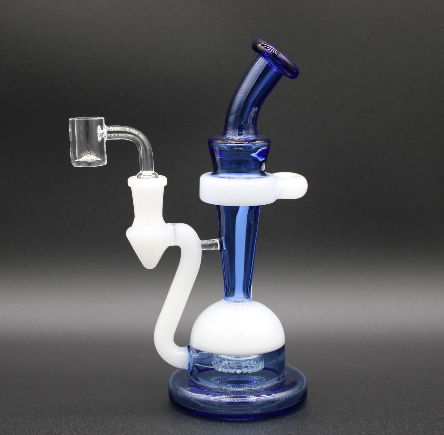 COBALT AND WHITE ROSARIO RECYCLER