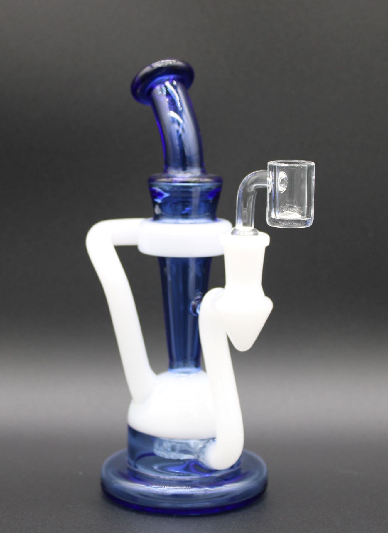 COBALT AND WHITE ROSARIO RECYCLER