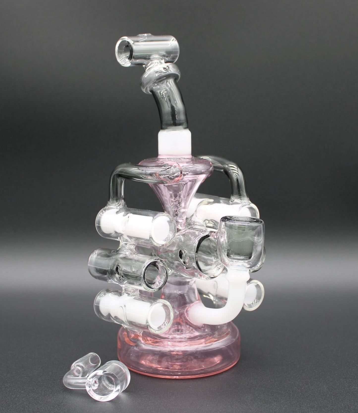 PINK, WHITE, AND SMOKE-CYCLONE RECYCLER