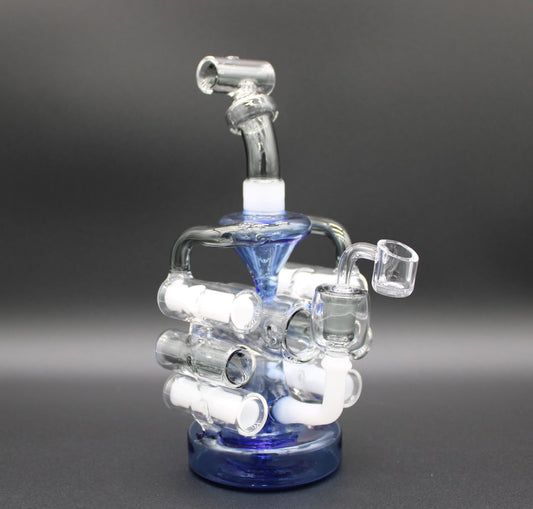 CLEAR, WHITE, COBALT, AND SMOKE-CYCLONE RECYCLER