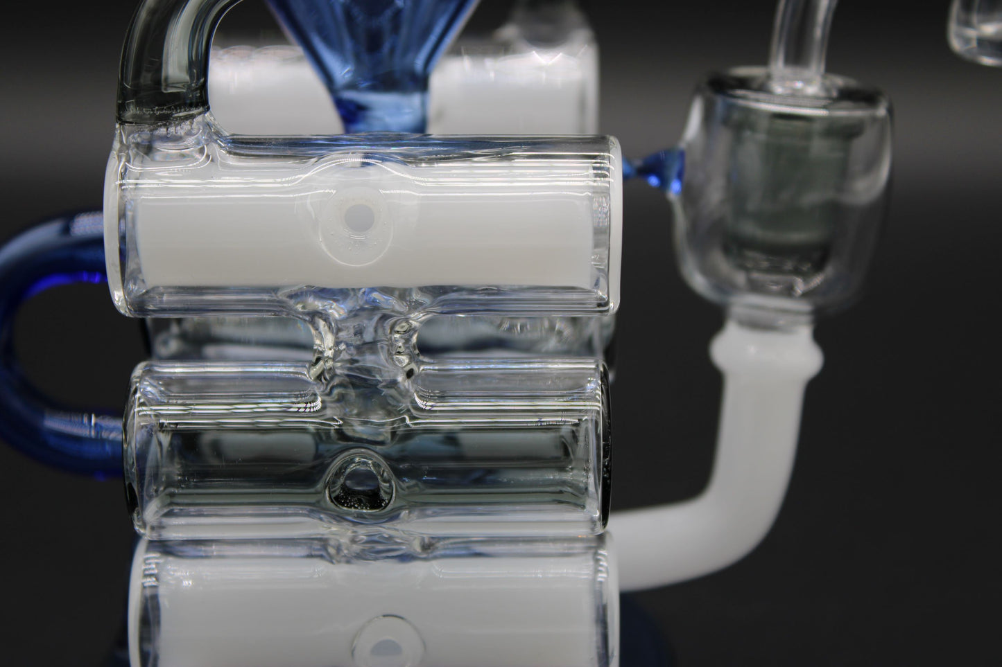 CLEAR, WHITE, COBALT, AND SMOKE-CYCLONE RECYCLER