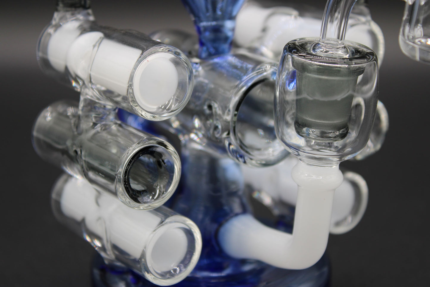 CLEAR, WHITE, COBALT, AND SMOKE-CYCLONE RECYCLER