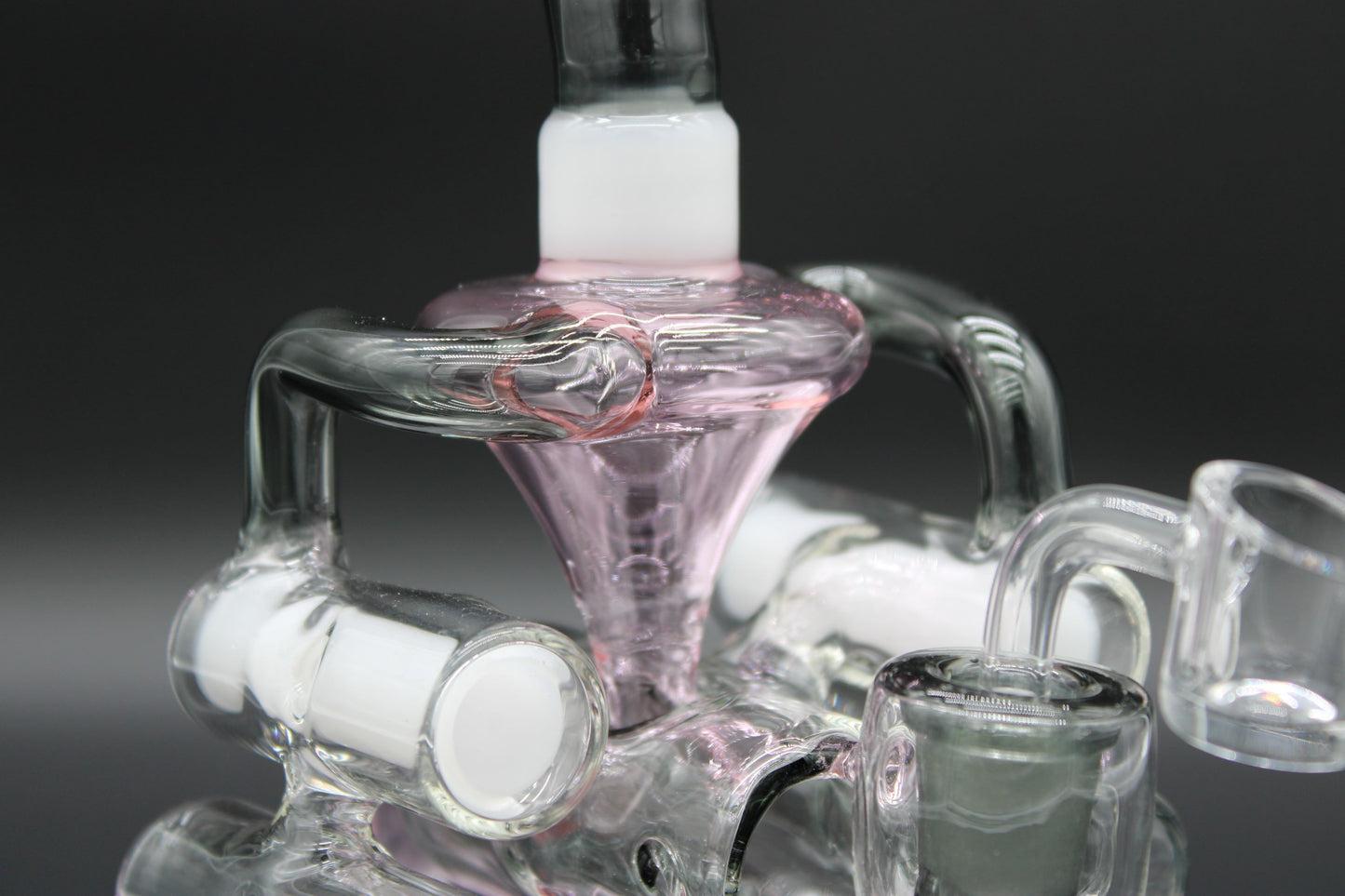 PINK, WHITE, AND SMOKE-CYCLONE RECYCLER