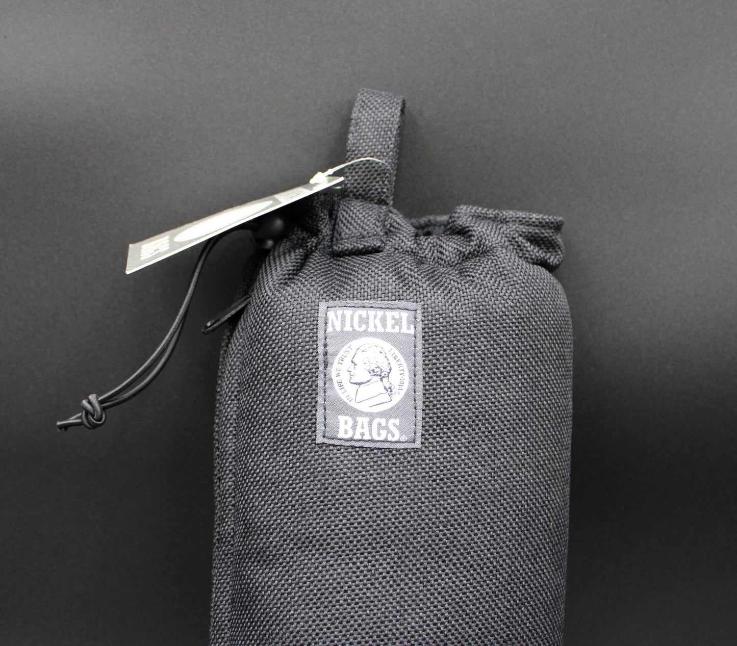 NICKLE BAGS-BLACK 10 INCH DRAWSTRING PROTECTIVE BAG