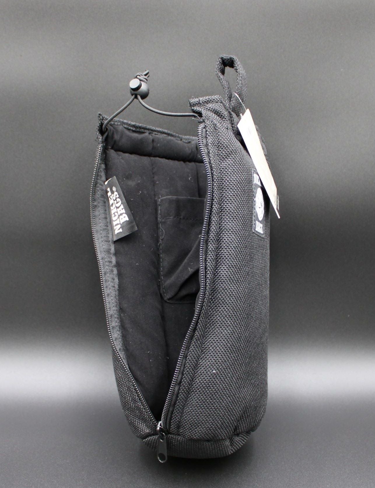 NICKLE BAGS-BLACK 10 INCH DRAWSTRING PROTECTIVE BAG