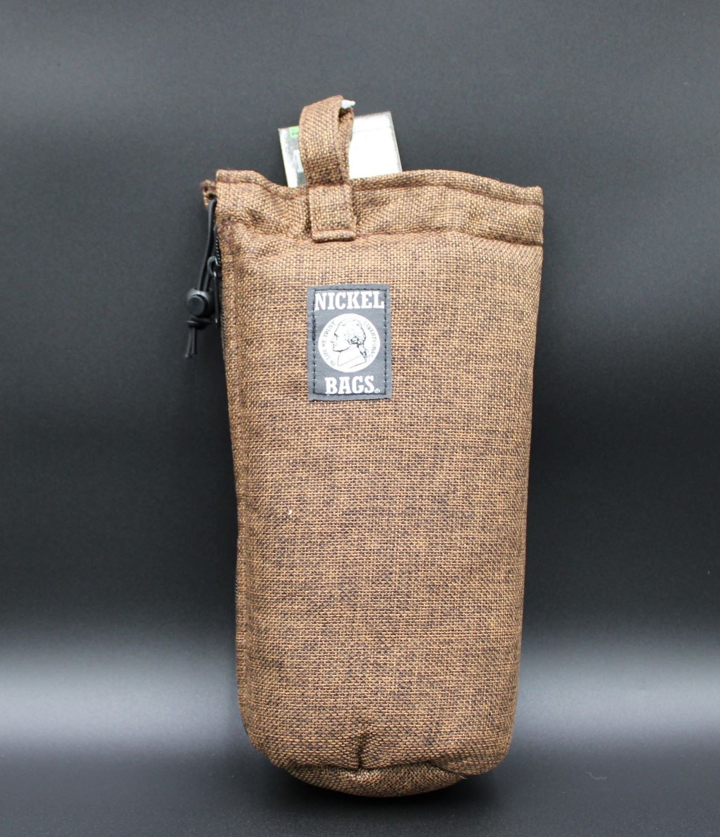 NICKLE BAGS-BROWN 10 INCH DRAWSTRING PROTECTIVE BAG