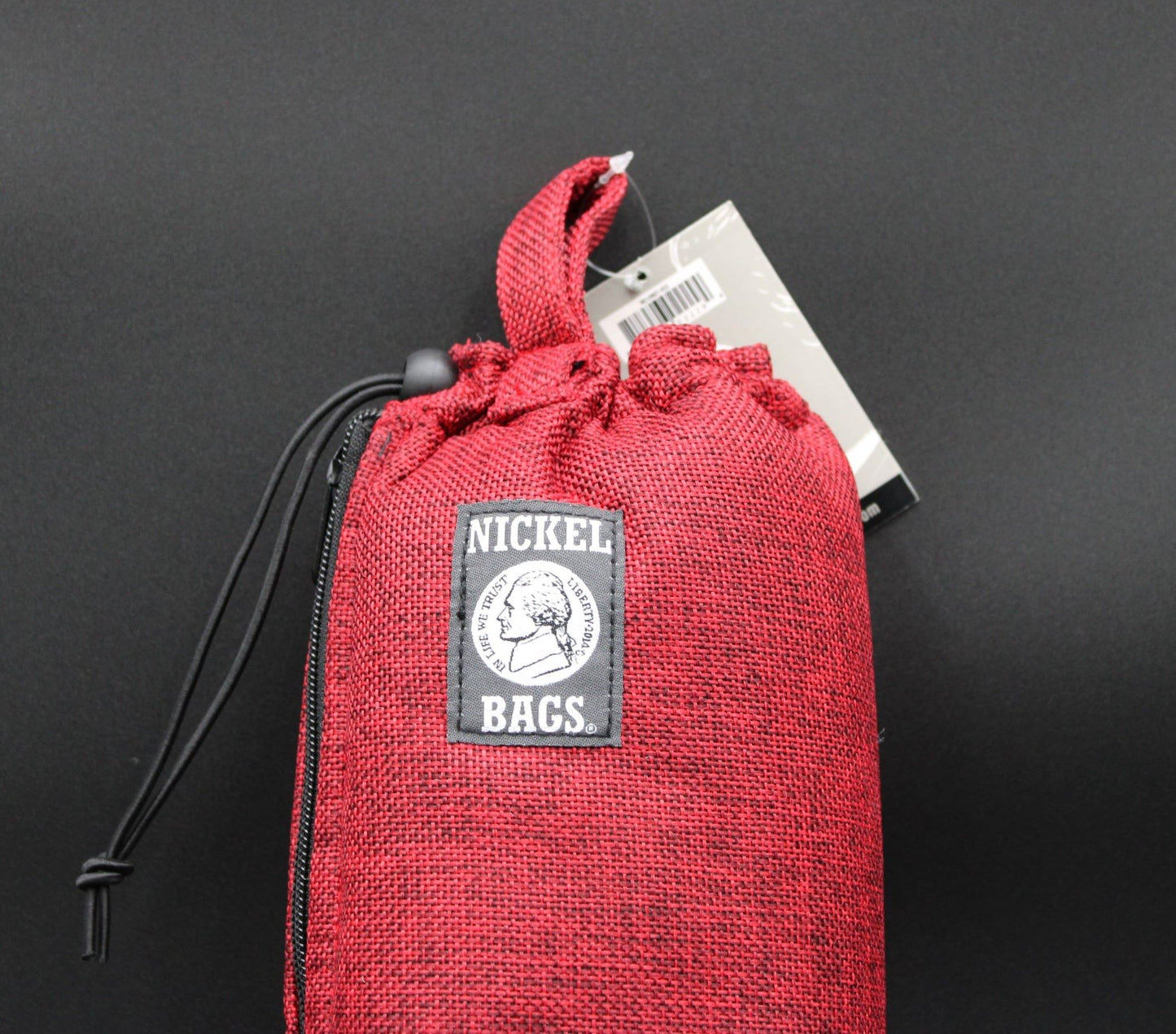 NICKLE BAGS-RED 10 INCH DRAWSTRING PROTECTIVE BAG