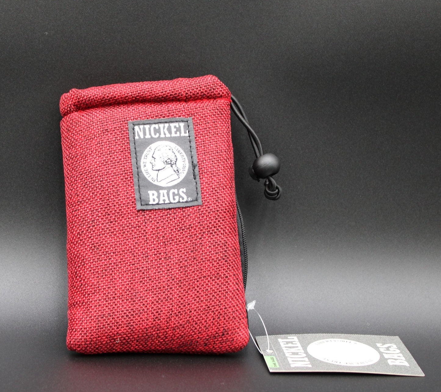 NICKLE BAGS- RED 6 INCH COMBO POUCH