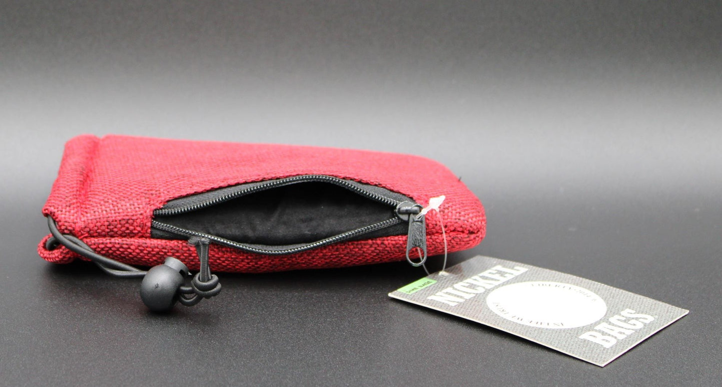 NICKLE BAGS- RED 6 INCH COMBO POUCH