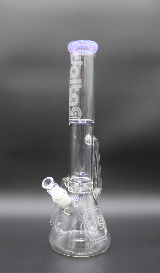 16 INCH PINK SLYME DELTA-9 RECYCLER BEAKER TUBE